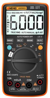 Mobiele App Condensator Tester Meter Bluetooth Digitale Multimeter Dc/Ac Voltmeter Voor Huishoudelijke Elektriciteit Accessoires Oranje