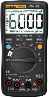 Mobiele App Condensator Tester Meter Bluetooth Digitale Multimeter Dc/Ac Voltmeter Voor Huishoudelijke Elektriciteit Accessoires zwart