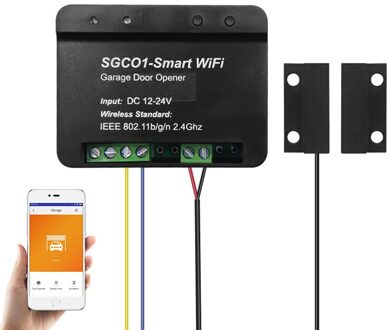 Mobiele App Draadloze Afstandsbediening Module Voor Swing Schuifhekaandrijving Deur Opener Smart Wifi Garagedeuropener Ontvanger Controller met sensor