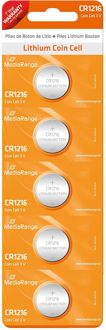 Mobiele Batterij | Lithium | CR1216 | 3 V | 5 Pc --- DL1216, 5034LC, E-CR1216