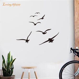 Mobiele Creatieve Vliegende Vogel Muur Aangebracht Met Decoratieve Muur Raamdecoratie Diy Glas Raamstickers Voor Thuis Moderne Muurschildering