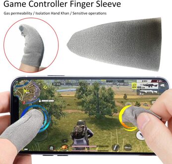 Mobiele Game Controller Vinger Mouw Set Anti-Zweet Touch Screen Game Touch Vinger Kinderbed Spel Accessoire Tool