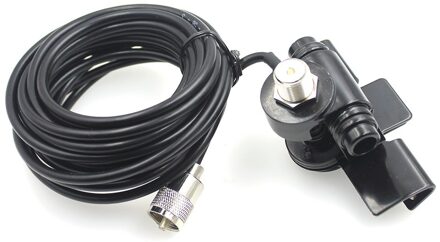 Mobiele Radio Clip Mount RB-400 Met Antenne Mount Kabel 5M Voor Antannas Autoradio KT-8900D KT-7900D BJ-318 etc RB400-zwart-kabel