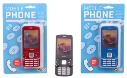 mobiele speelgoed telefoon rood 13 x 5.5