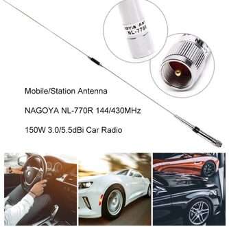 Mobiele/Station Antenne Nagoya NL-770R 144/430Mhz 150W 3.0/5.5dBi Auto Radio Dual Band 150W High Gain Auto Radio Antenne