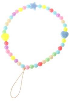 Mobiele Telefoon Accessoire Bandjes Hals Mobiele Telefoon Bandjes Kraal Opknoping Keten Voor Telefoon Mobiele Telefoon Cord Boho Ornament Willekeurige Kleur