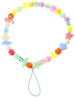 Mobiele Telefoon Accessoire Bandjes Hals Mobiele Telefoon Bandjes Kraal Opknoping Keten Voor Telefoon Mobiele Telefoon Cord Boho Ornament Willekeurige Kleur