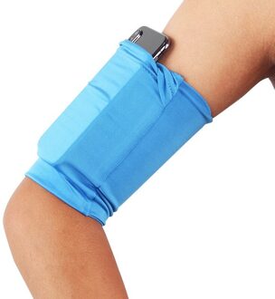 Mobiele Telefoon Arm Zak Outdoor Running Mobiele Telefoon Tas Oefening Fitness Arm Running Bag blauwe kleur