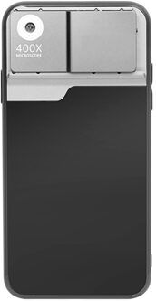 Mobiele Telefoon Microscoop Voor Iphone 12/Pro/Pro Max Beschermende Frame Hd Camera Led Lichtgeleider Aluminium Accessoires iphone 12 pro max