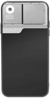 Mobiele Telefoon Microscoop Voor Iphone 12/Pro/Pro Max Beschermende Frame Hd Camera Led Lichtgeleider Aluminium Accessoires iphone 12 pro