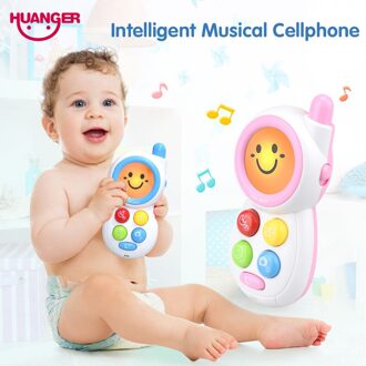 Mobiele Telefoon Musical Kinderen Speelgoed Elektronische Rammelaars Knipperende Kinderen Vroeg Klinkende Educatief Interactieve Baby Speelgoed 0 12 Maanden