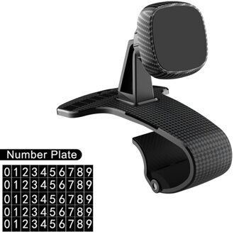 Mobiele Telefoon Navigatie Beugel Auto Telefoon Mount Dashboard Auto Telefoon Houder Met Parking Nummer Plaat Past 3 Om 7 Inch telefoon
