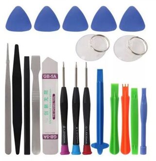 Mobiele Telefoon Reparatie Set Hand Demontage Schroevendraaiers Screen Opening Tang Zuignap Smartphone Repareren Tool Set #25