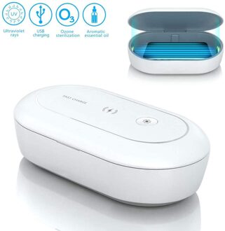 Mobiele Telefoon Sanitizer Telefoon Draadloze Oplader Aromatherapie Multifunctionele Desinfectie Boxsterilizer Voor Iphone 11 Xs Max Xiaomi