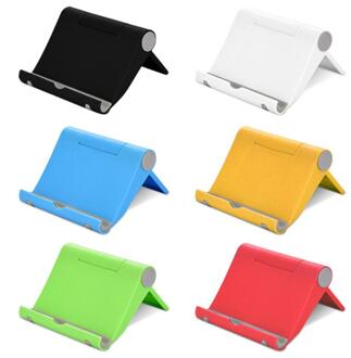 Mobiele Telefoon Tablet Desktop Houder Universele Standaard Voor Samsung S20 Plus Note 20 Ultra Iphone 11 Opvouwbare Bureau Telefoon Houder mount geel