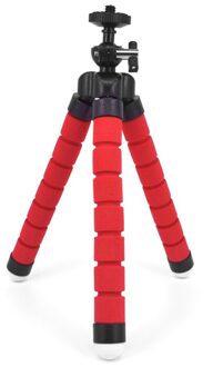 Mobiele Telefoon Universele Octopus Spons Statief Verscheidenheid Selfie Stok Octopus Beugel Spons Mobiele Telefoon Houder Thuis Leveringen rood statief