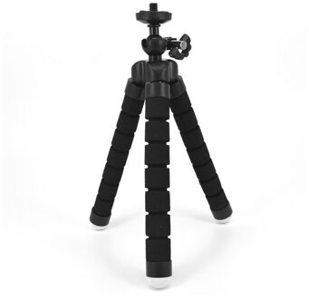 Mobiele Telefoon Universele Octopus Spons Statief Verscheidenheid Selfie Stok Octopus Beugel Spons Mobiele Telefoon Houder Thuis Leveringen zwart statief