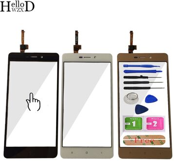 Mobiele Touch Screen Digitizer Panel Voor Xiaomi Redmi 3 3S Hongmi 3 3S Touch Screen Reparatie Lens Sensor voor Glas Gereedschap wit nee Tools