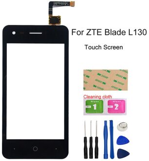 Mobiele Touch Screen Digitizer Panel Voor Zte Blade L130 Touch Screen Voor Glas Sensor Gereedschap zwart Tools