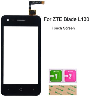 Mobiele Touch Screen Digitizer Panel Voor Zte Blade L130 Touch Screen Voor Glas Sensor Gereedschap zwart