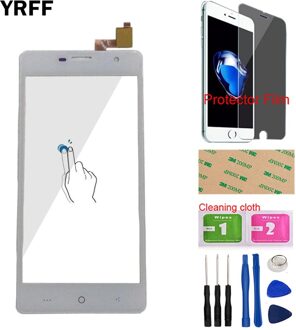 Mobiele Touch Screen Panel Voor Dexp Ixion ES950 Touch Screen Digitizer Sensor Voor Glas Lens Touchscreen Gereedschap Protector Film wit met Tools