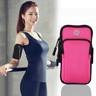 Mobile phone arm bag outdoor sports arm sleeve nylon arm bag Sport Running Pouch Armband Bag For iphone max 7 plus 8 xiaomi