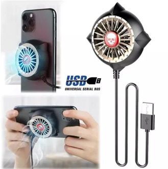 Mobile Phone Cooler Radiator Gaming Universal Phone Cooler Adjustable Fan Holder Heat Sink For IPhone Huawei Xiaomi TXTB1