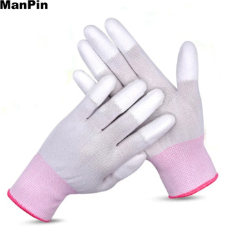 Mobile Phone Repair Anti Static Carbon Fiber Gloves ESD Electronic Working PU Painted Finger Hand Protective Tablets Fix Tools