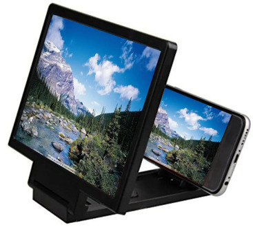 Mobile Phone Screen Magnifier Eyes Protection Display 3D Video Screen Amplifier Folding Enlarged Expand Stand Holder Expander