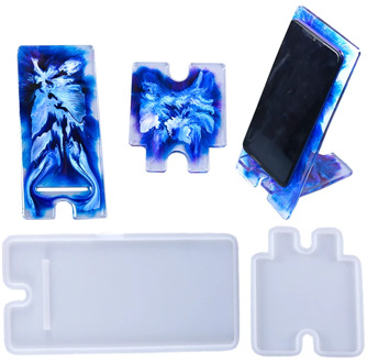 Mobile Phone Support Silicone Molds for Resin Casting DIY Epoxy Holder Cellphone Mount