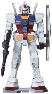 Mobile Suit Gundam Metallic Nano Puzzle Model Kit RX-78-2 12 cm