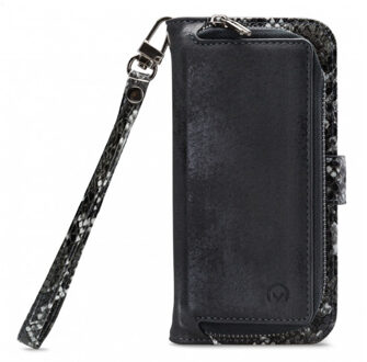 Mobilize 2in1 Magnet Zipper Case iPhone 13 zwart / snake