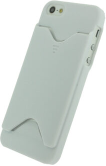 Mobilize Cover Card White voor Apple iPhone 5 Sleeve