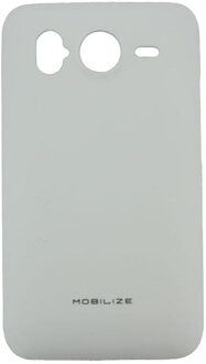 Mobilize Cover Premium Coating White HTC Desire HD Telefoonhoesje