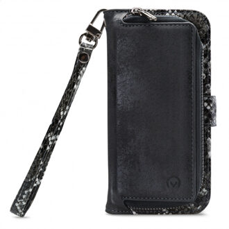 Mobilize Gelly Wallet Zipper Samsung Galaxy A51 Hoesje Black Snake