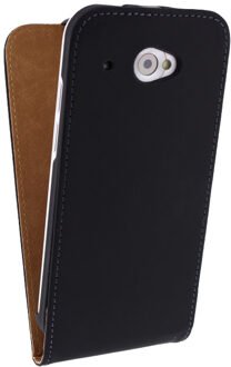 Mobilize Ultra Slim Flip Case HTC Desire 601 Black Telefoonhoesje