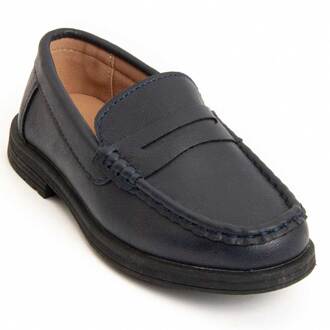 Moccasin Colegialb In Blauw