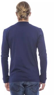 Mock Neck Lange Mouwen T-shirt Ve3053 - maat Donkerblauw