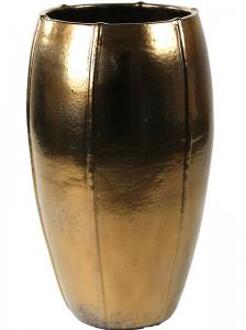Moda pot high 53x53x92 cm Gold bloempot Goud