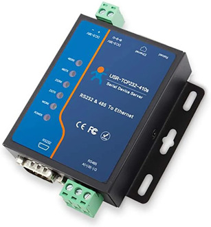 Modbus to Ethernet Converters Device Servers Serial RS232 RS485 to TCP/IP Adapter Module with DHCP and DNS USR-TCP232-410S