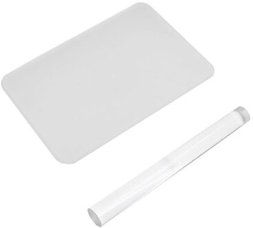 Modder Pad Ultra Lichte Klei Handgemaakte Diy Tool Effen Acryl Roller Wrijven Modder Stok Klei Rolling Sticks 10x15cm solid
