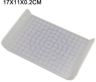 Modder Pad Ultra Lichte Klei Handgemaakte Diy Tool Effen Acryl Roller Wrijven Modder Stok Klei Rolling Sticks 17x11x0.2cm U