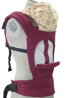 mode ademend draagzak, mesh stof sandwich draagdoeken en wrap rugzak Mummie en zuigeling levert #92 Rood