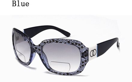 Mode Afdrukken Frame Vrouwen Bifocale Leesbril Vrouwelijke Presbyopie Zonnebril Look Buurt Ver Brillen Vergrootglas + 1.0 ~ + 4.0 +200