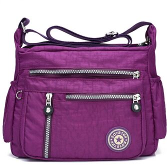 Mode Afdrukken Multifunctionele Schoudertas Outdoor Reizen Handtas Waterdichte Nylon Grote Capaciteit Vrouwen Messenger Bag