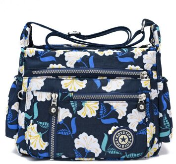 Mode Afdrukken Multifunctionele Schoudertas Outdoor Reizen Handtas Waterdichte Nylon Grote Capaciteit Vrouwen Messenger Bag