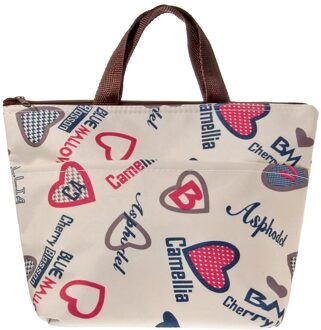 Mode Afdrukken Verdikking Thermische Zakken Lunch Tas Grote Thermostaat Met Warming Tas Koeltassen Geel