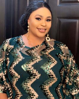 Mode Afrikaanse Maxi Jurk Voor Vrouwen Afrikaanse Kleding Afrikaanse Pailletten Gewaad Losse Dashiki Traditionele Lange Jurk Lady groen