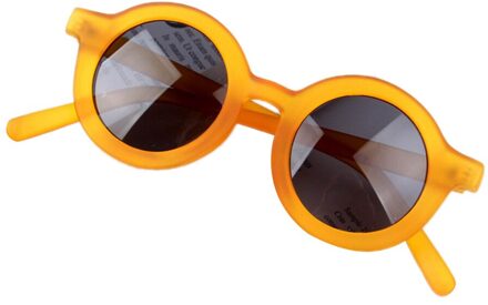 Mode Baby Kids Anti Uv Beschermende Ronde Zonnebril Zonnebril Jongens Meisjes Populaire Solid/Luipaard Strand Zonnebril