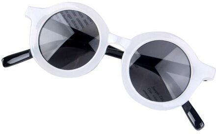 Mode Baby Kids Anti Uv Beschermende Ronde Zonnebril Zonnebril Jongens Meisjes Populaire Solid/Luipaard Strand Zonnebril